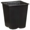 B&M Black Plant Pots 12pk