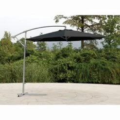 Deluxe Hanging Parasol 3m - Black