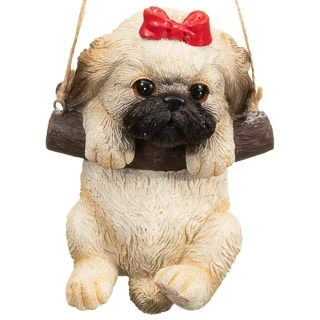 B&M Swinging Dog Garden Ornament - Shih Tzu - Image 2