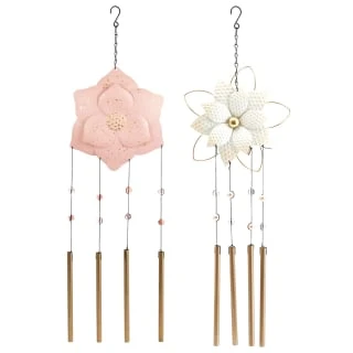 B&M Flower Windchime - Pink - Image 3