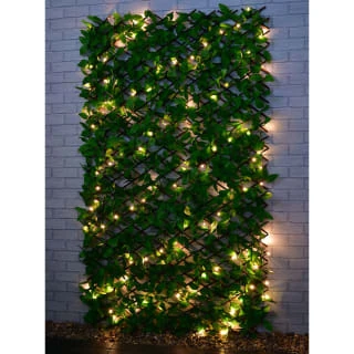 Bloom Solar Powered Expanding Artificial Leaf Trellis 200 X 100cm - Image 2