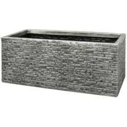 B&M Slate Effect Trough Planter