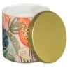 B&M Printed Candle With Gold Lid