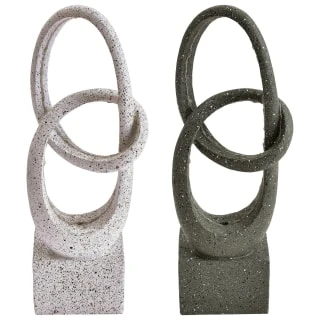 B&M Solar Sculpture With Micro LED - Light Grey - Image 3