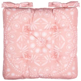 B&M Luxury Seat Pad - Pink Tropical Print